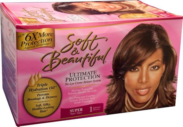 Soft & Beautiful No Lye Relaxer Kit Coarse Super