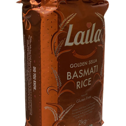 Laila Golden Sella Basmati Rice 2 kg