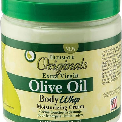 Africa's Best Organics Olive Oil Body Whip Cream 444 ml - Africa Products Shop