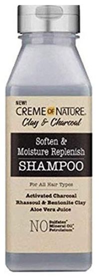 Creme of Nature Clay & Charcoal Replenishing Shampoo 12oz - Africa Products Shop