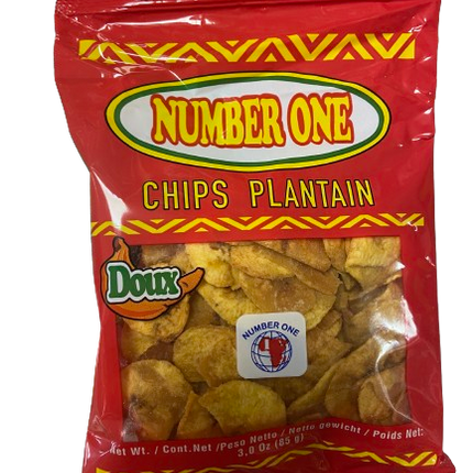 Number One Banan Plantain Chips Doux - Africa Products Shop