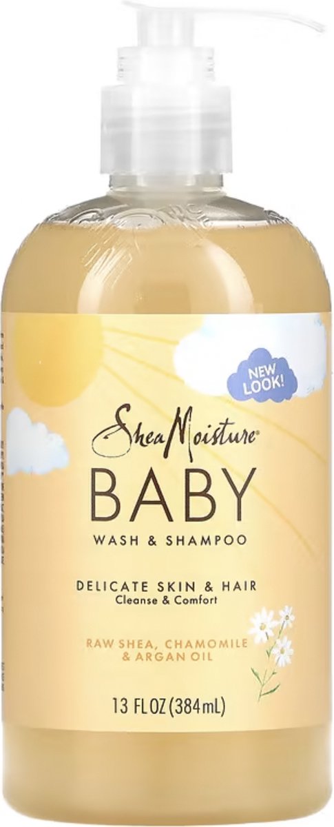 Shea Moistue Baby Wash and Shampoo 384 ml - Africa Products Shop