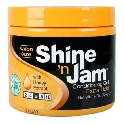 Ampro Shine’n Jam Conditioning Gel Extra Hold 454 g - Africa Products Shop