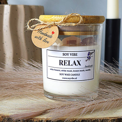 Soy Vibe Soy Wax Candle Relax